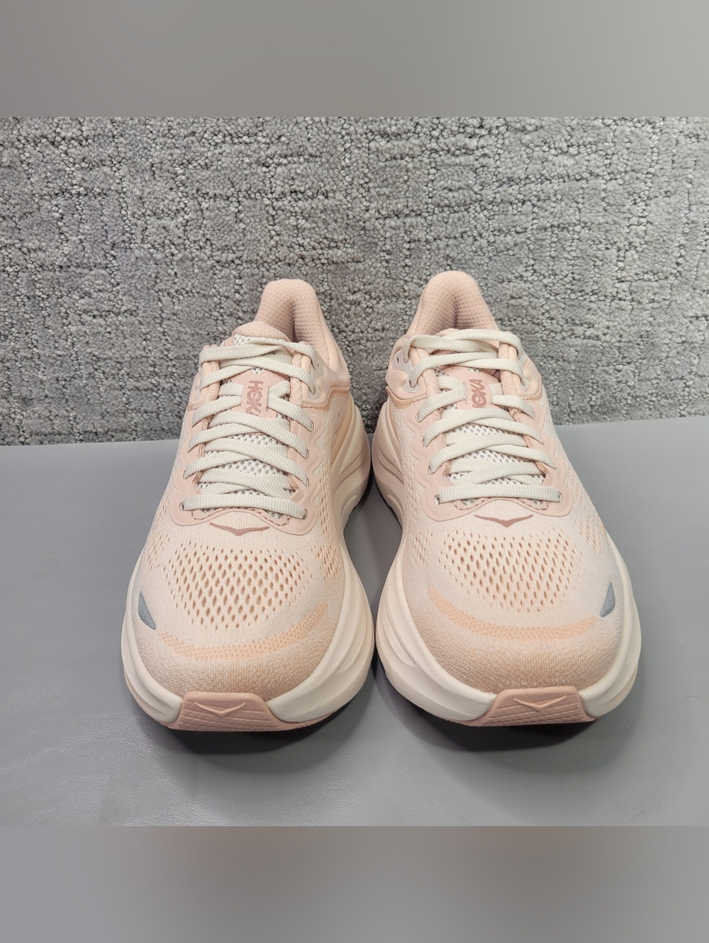 Hoka One One Bondi 9 Wide Women's Size US 8D Rose Latte Athletic Sneakers. - Picture 2 of 12